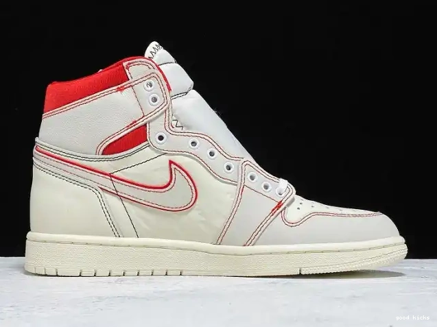 Rep Air Retro 1 Red Gym 555088-160 Jordan OG High 